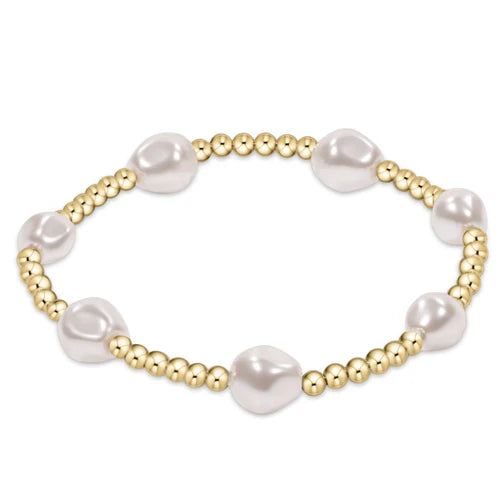 Admire Gold Pearl Bracelet