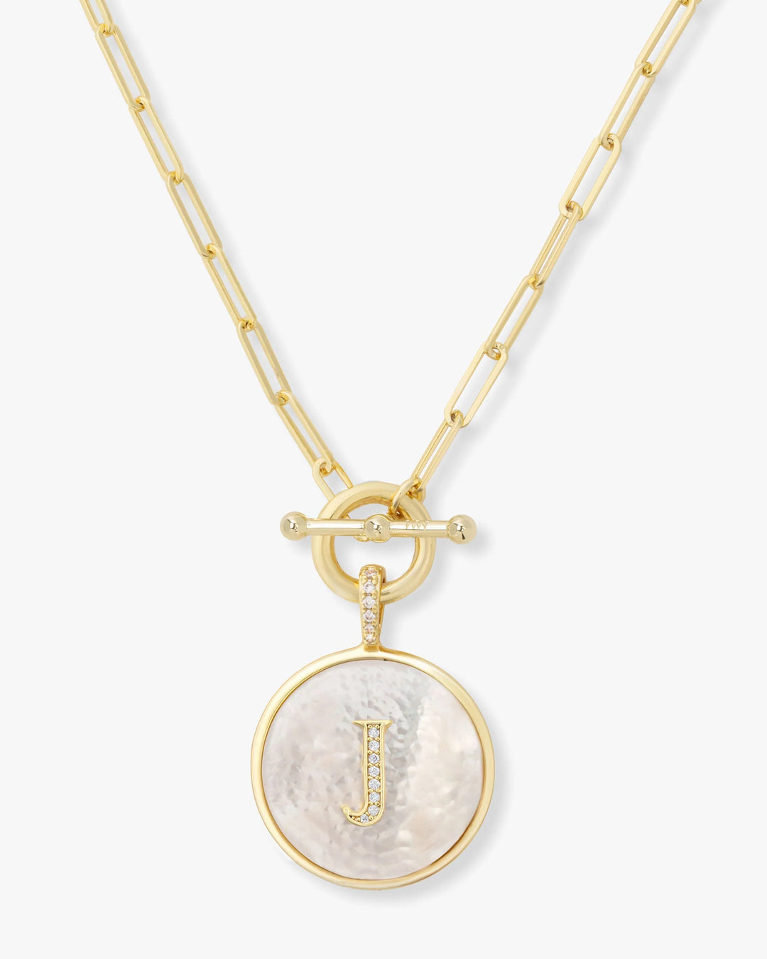 Love Letters Medallion Necklace Gold J