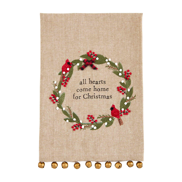 All Hearts Come Home for Christmas Towel