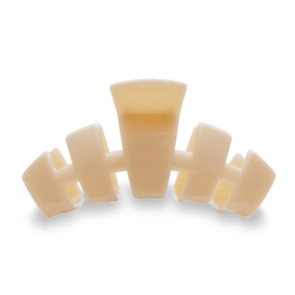 Classic Almond Beige Large Claw Clip