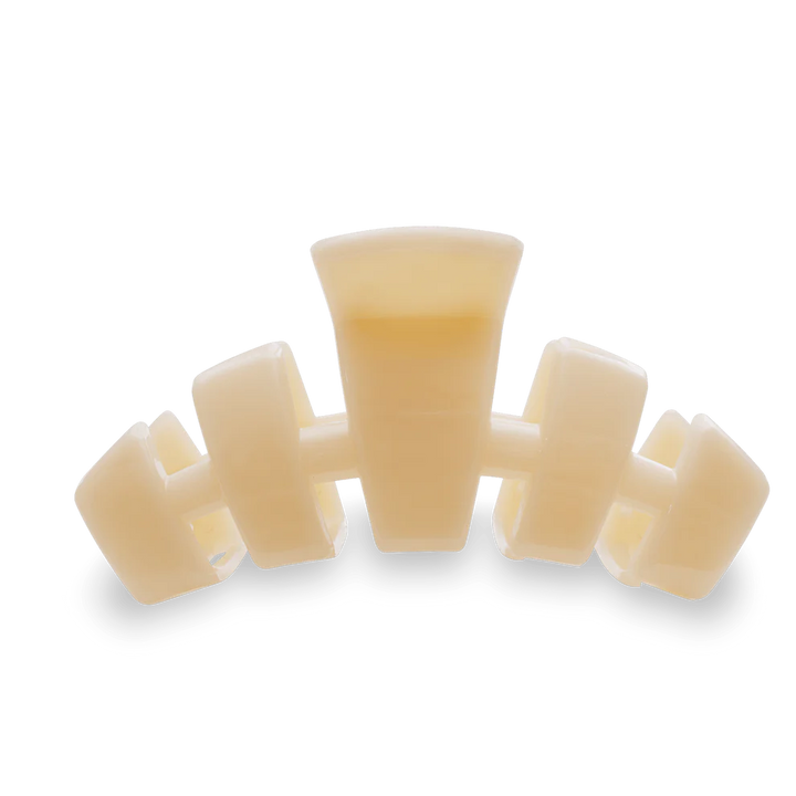 Classic Almond Beige Medium Claw Clip