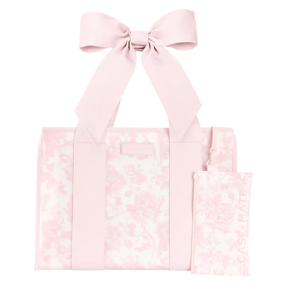 Case-Mate Afternoon Rosé Bow Jelly Tote Bag (Classic)