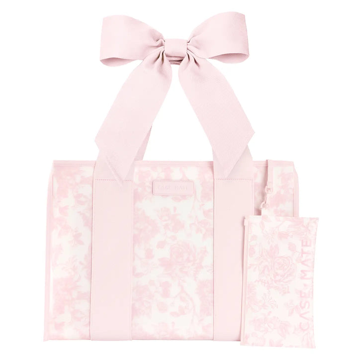 Case-Mate Afternoon Rosé Bow Jelly Tote Bag (Classic)