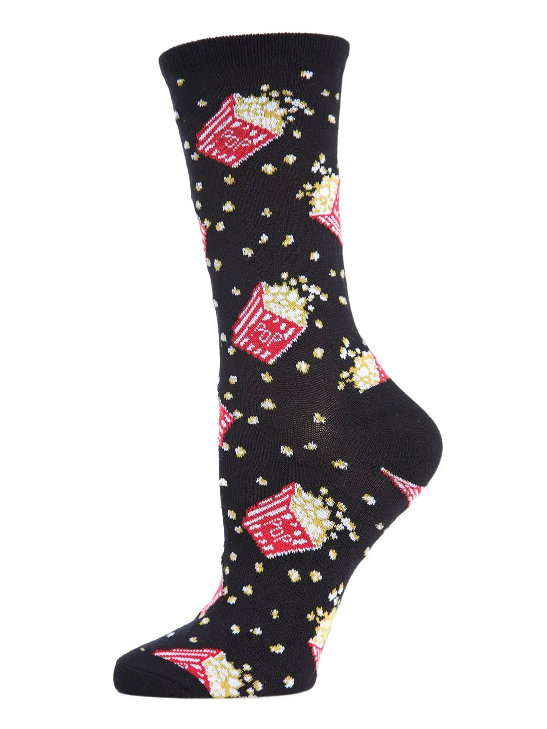 Memoi Popcorn Bamboo Blend Crew Socks
