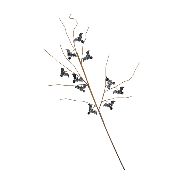 Halloween Bat Bell Stems