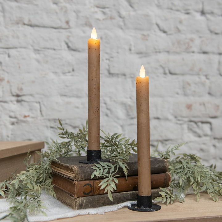 9.5" MOVING FLAME TAPER CANDLE