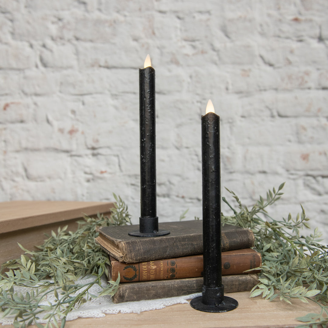 9.5" MOVING FLAME TAPER CANDLE