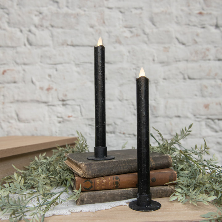 9.5" MOVING FLAME TAPER CANDLE