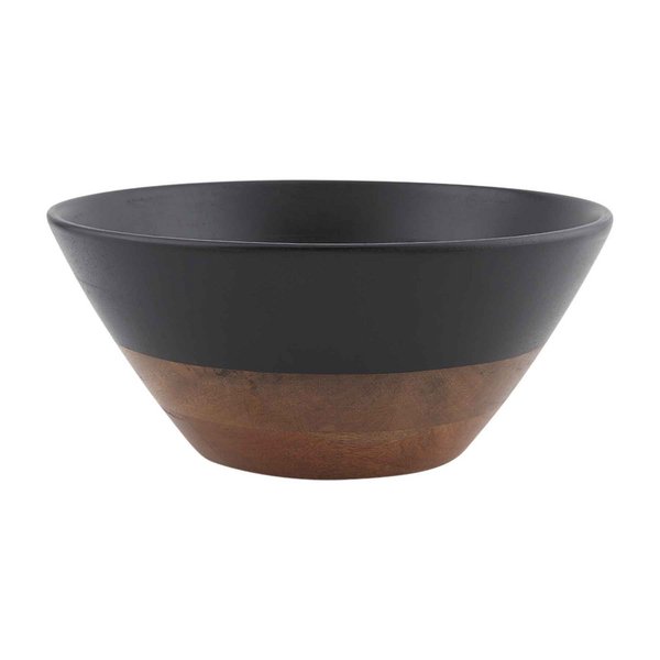 BLACK TWO-TONE BOWL SET