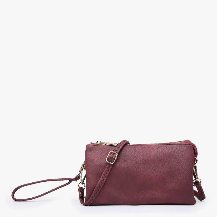 Riley 3 Compartment Crossbody/Wristlet