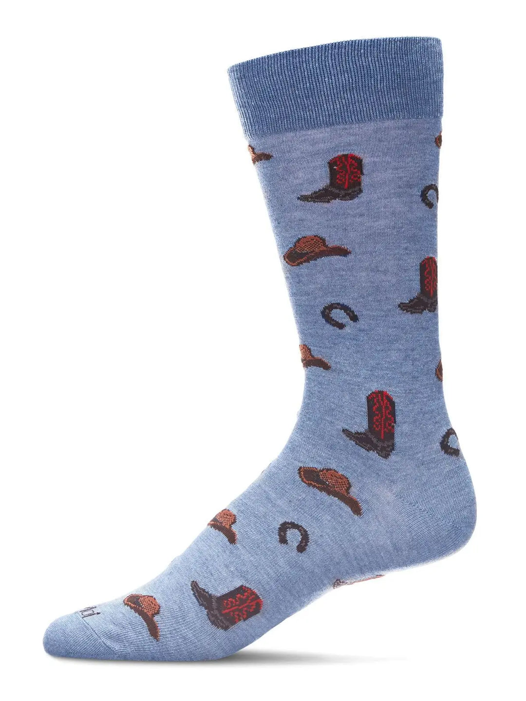 Cowboy Bamboo Blend Men's Crew Socks
