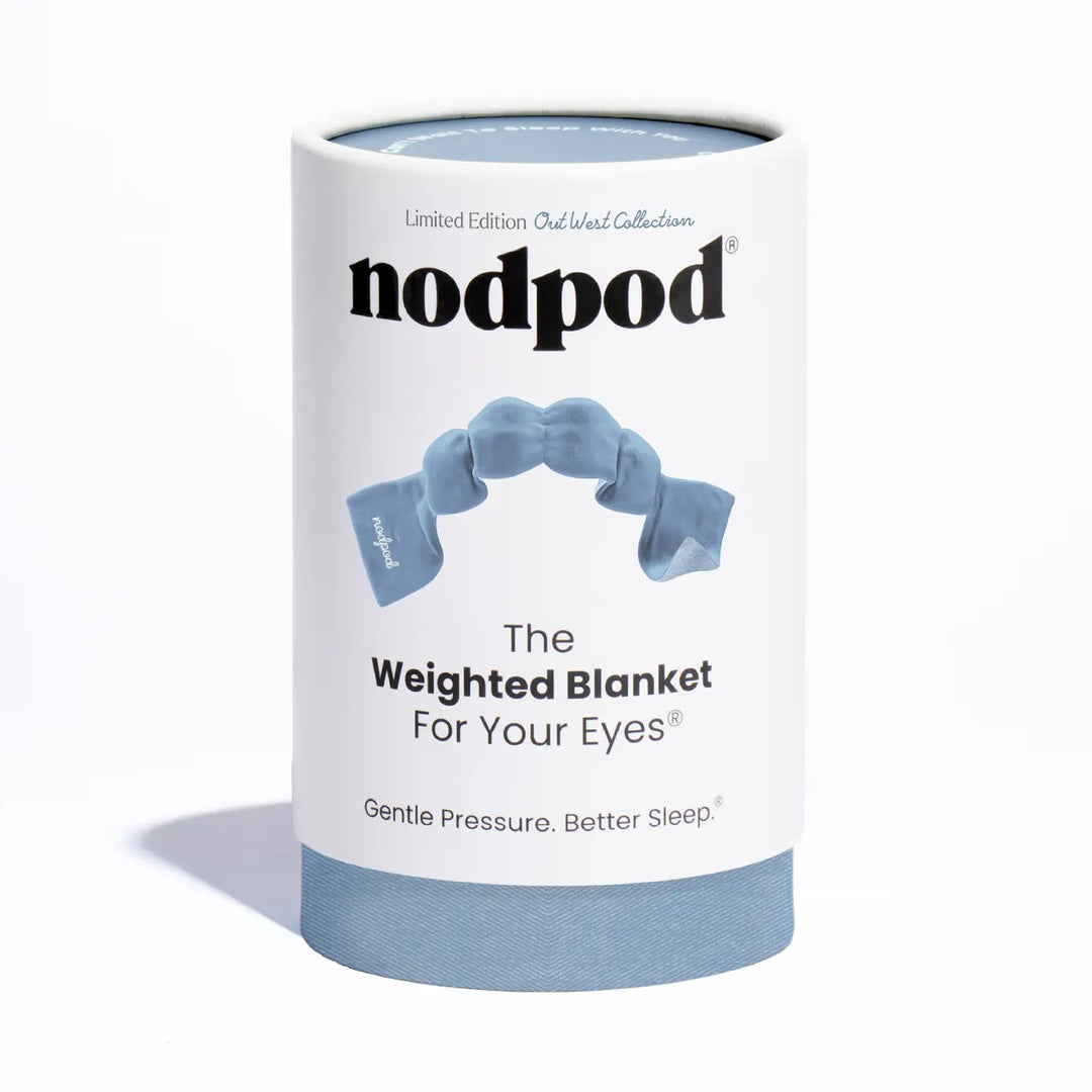 Blue Jean Weighted Sleep Mask