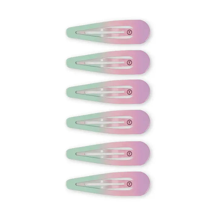 Aqua Voilet Snap Clip