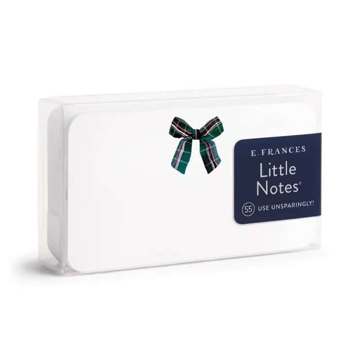 Little Notes Plaid Bow