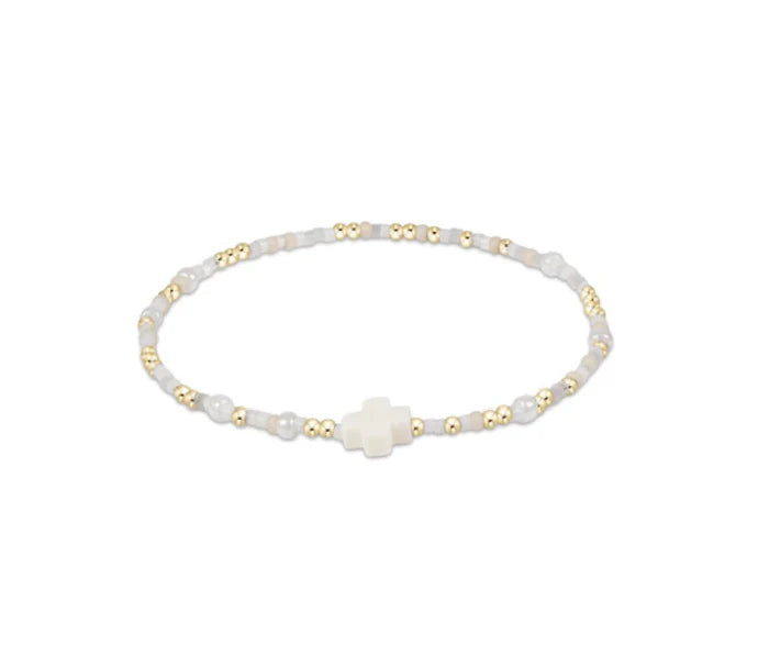 Hope Unwritten Bracelet Signature Cross Bracelet - Call Me on My Shellphone