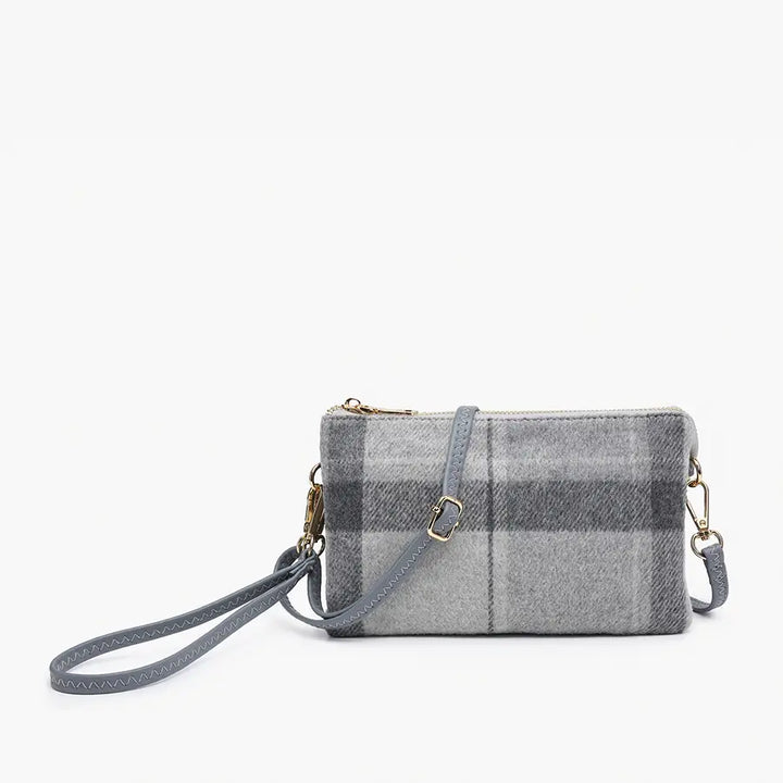 Riley 3 Compartment Crossbody/Wristlet