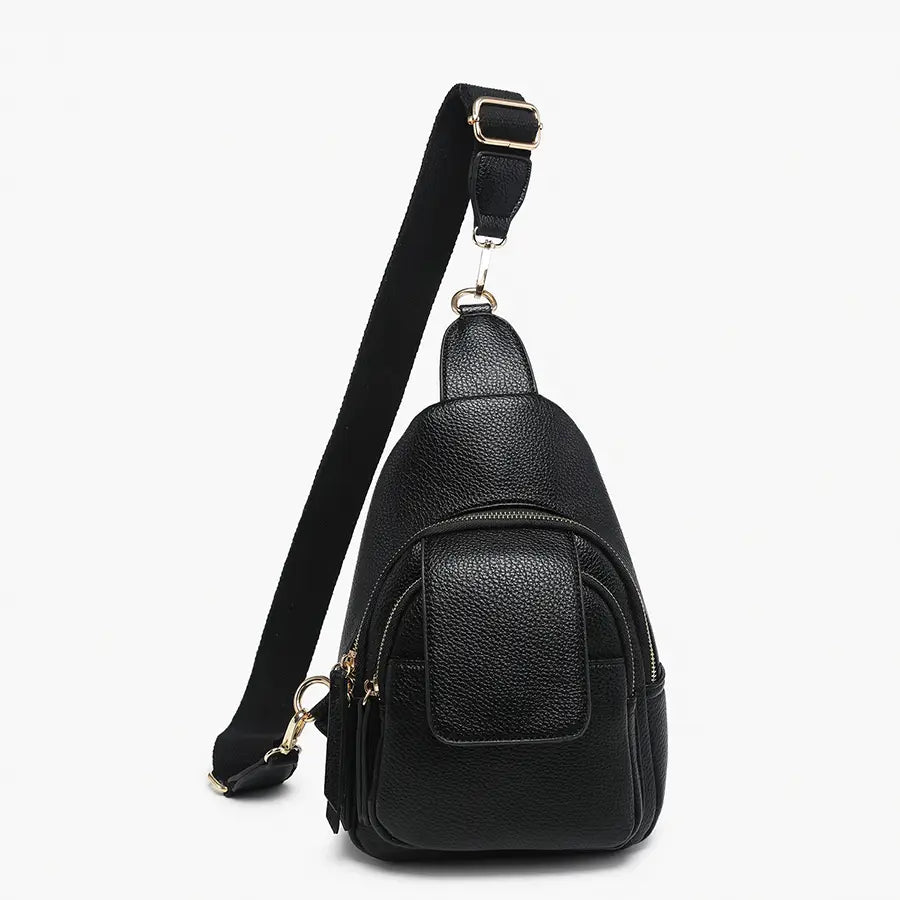 Sophia Sling Bag w/ Flapover Pocket