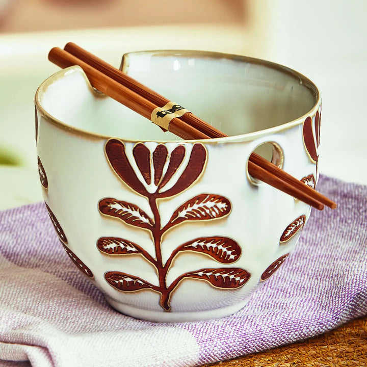 Harvest Noodle Bowl Stoneware Fall