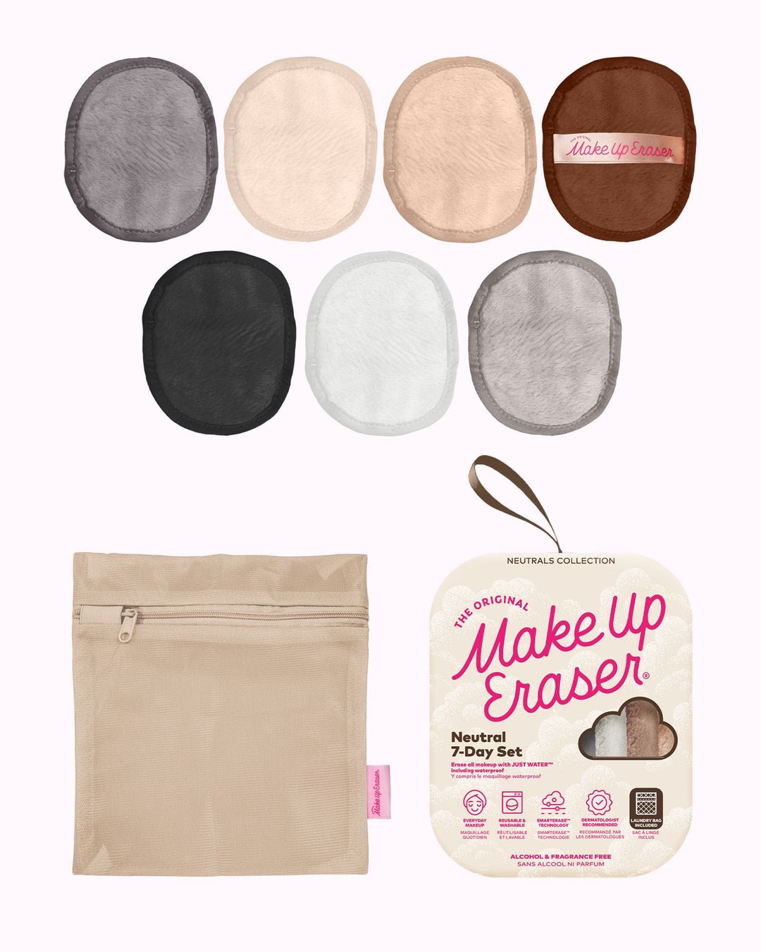 Warm Neutral 7-Day MakeUp Eraser Set