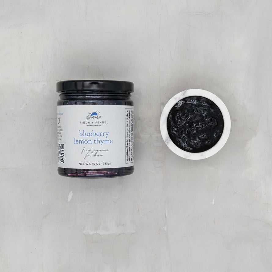 Blueberry Lemon Thyme Fruit Preserve for Cheese