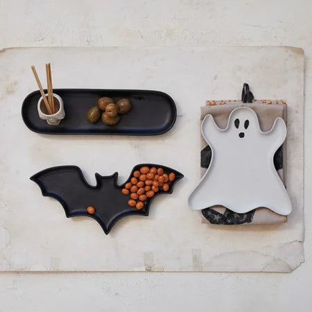 Stoneware Bat Dish Matte Dish