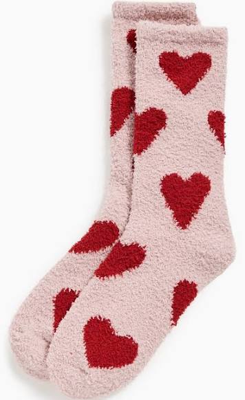 CozyChic Barefoot dreams Heart Socks