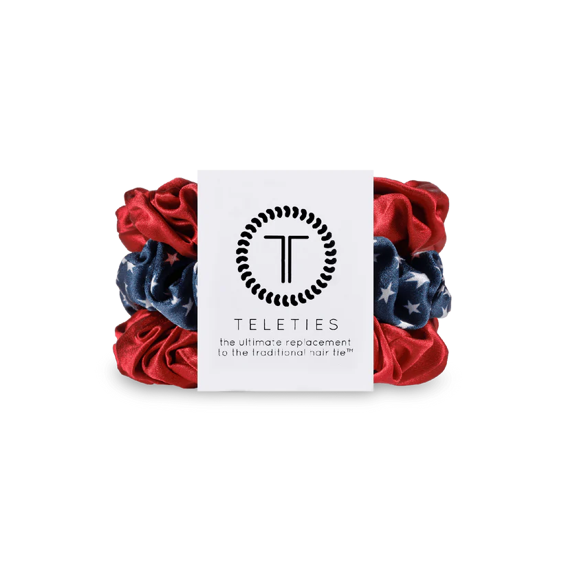 Independence Bae Large Silk Scrunchies