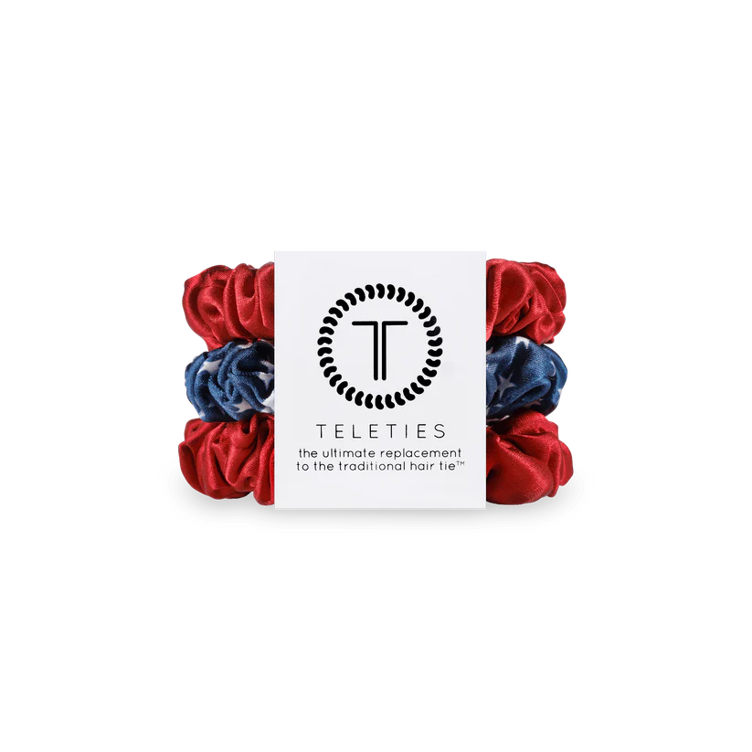 Independence Bae Small Silk Scrunchies