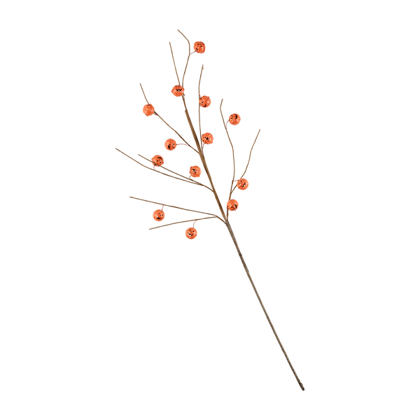 Halloween Jack-O-Lantern Bell Stems