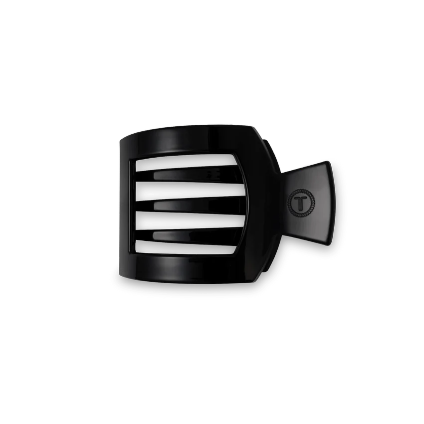 Jet Black Small Flat Square Clip