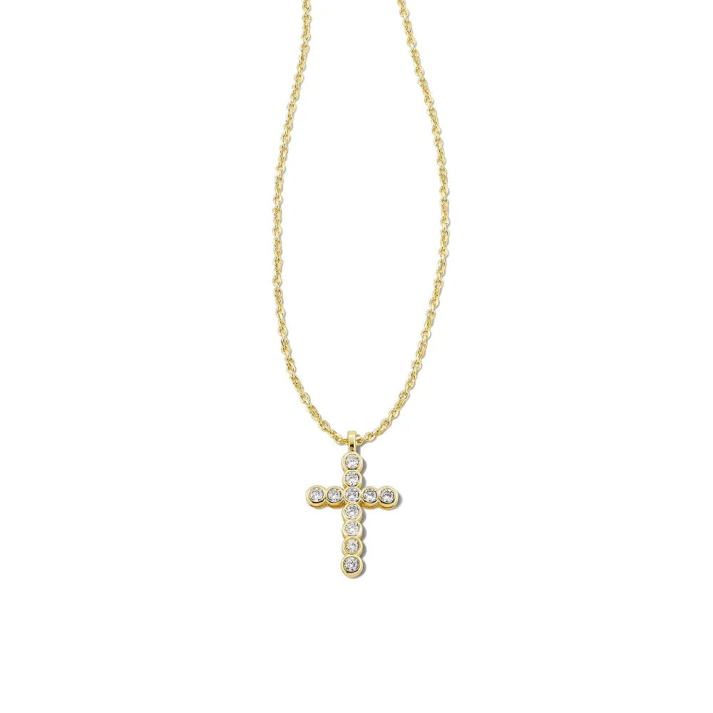 Kendra Scott Cross Crystal Pendant Necklace