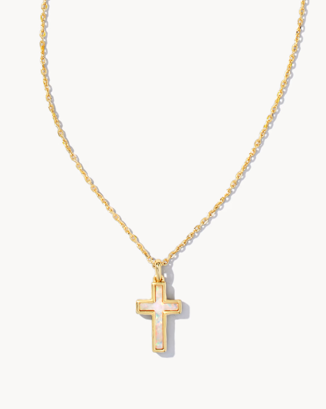 Cross Pendant Necklace in Gold