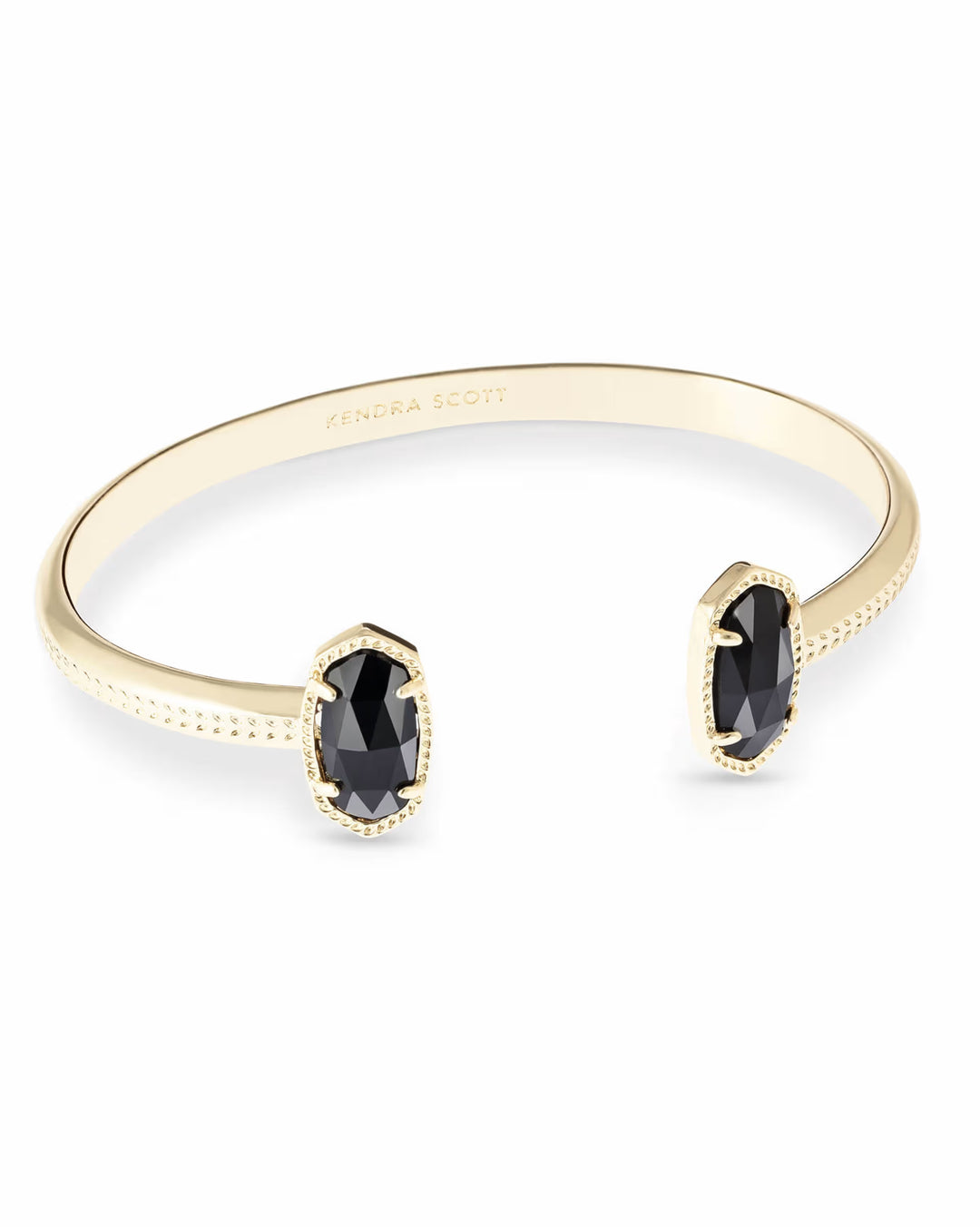 Elton Gold Cuff Bracelet in Iridescent Drusy