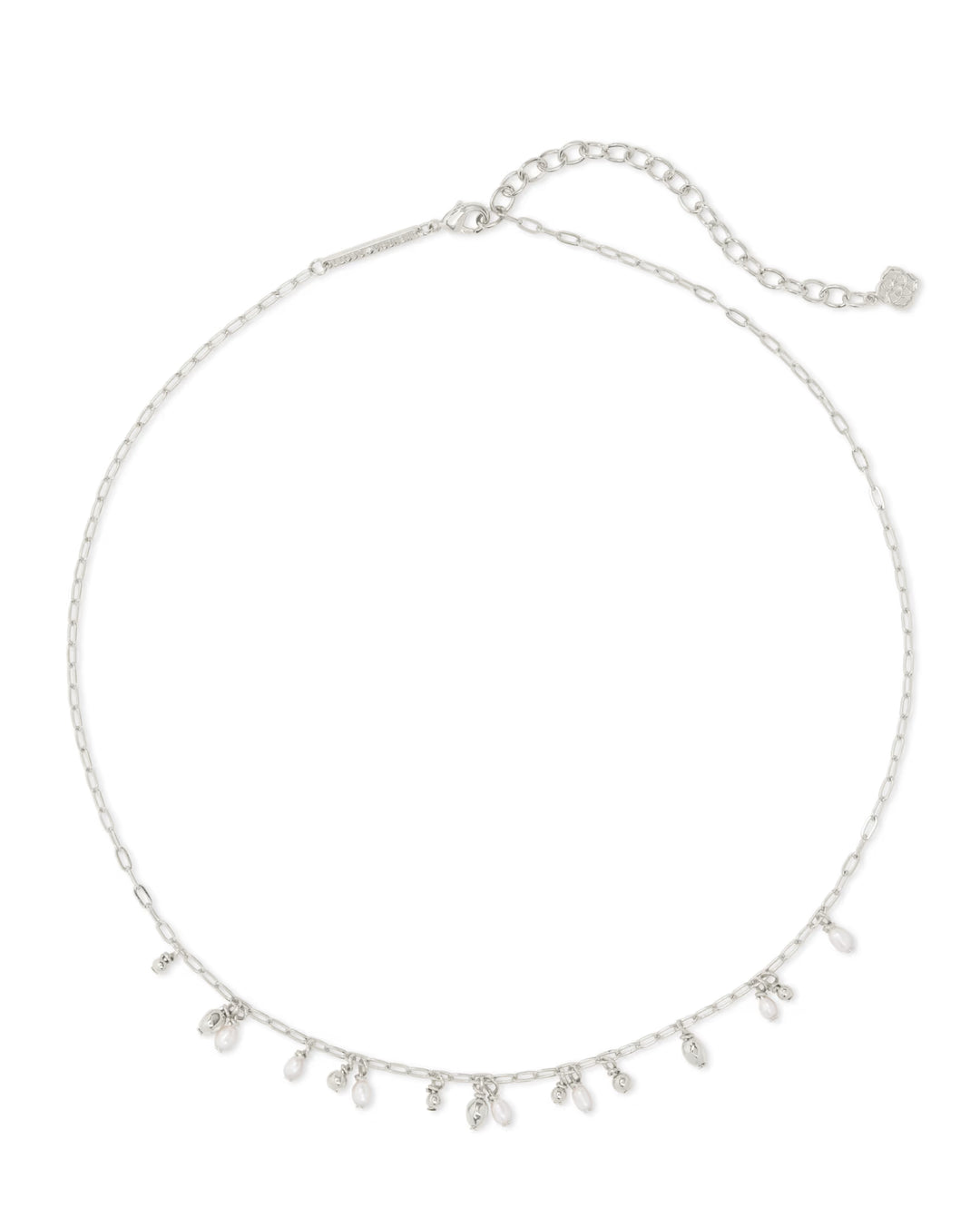 Mollie Silver Choker Necklace in Freshwater Cultured Pearl