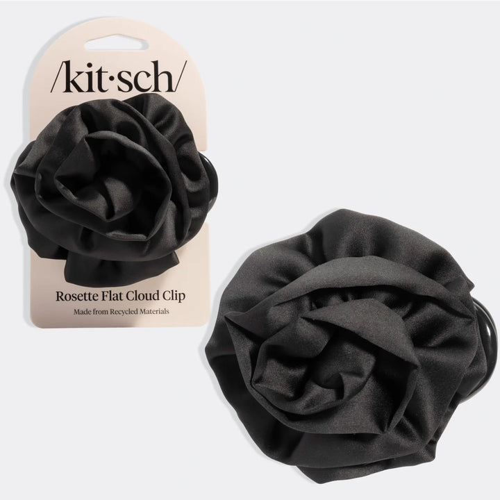 Satin Rosette Flat Cloud Clip