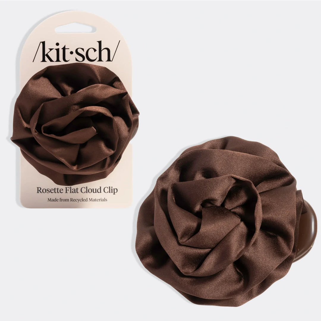 Satin Rosette Flat Cloud Clip