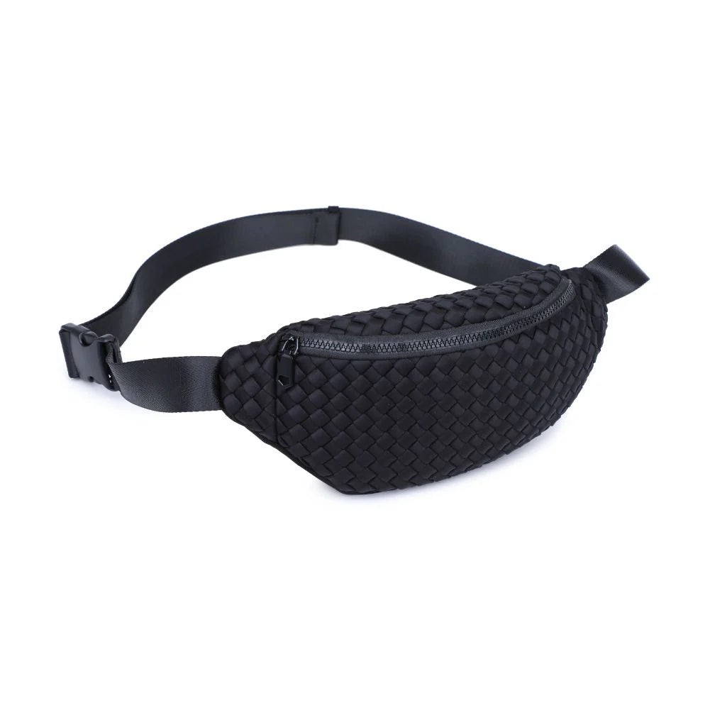 Black AIM HIGH BELT BAG
