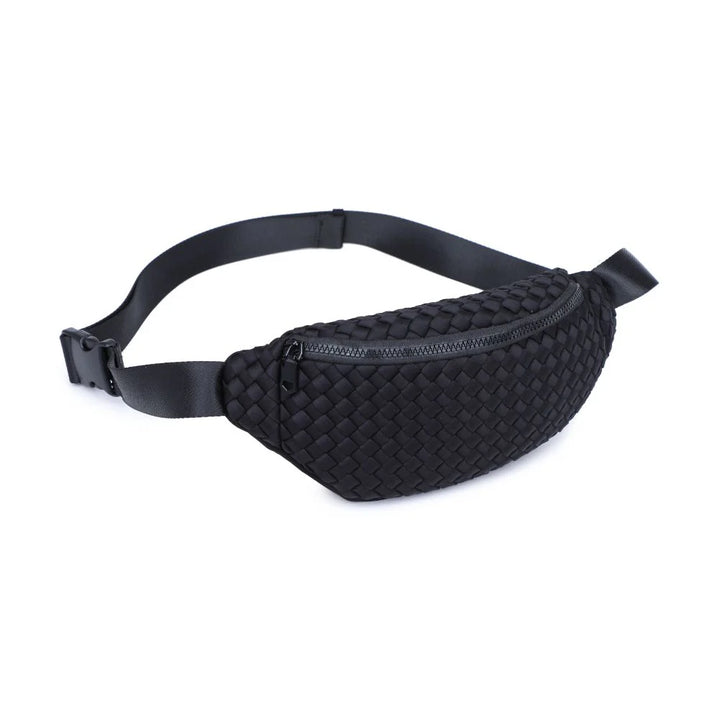 Black AIM HIGH BELT BAG