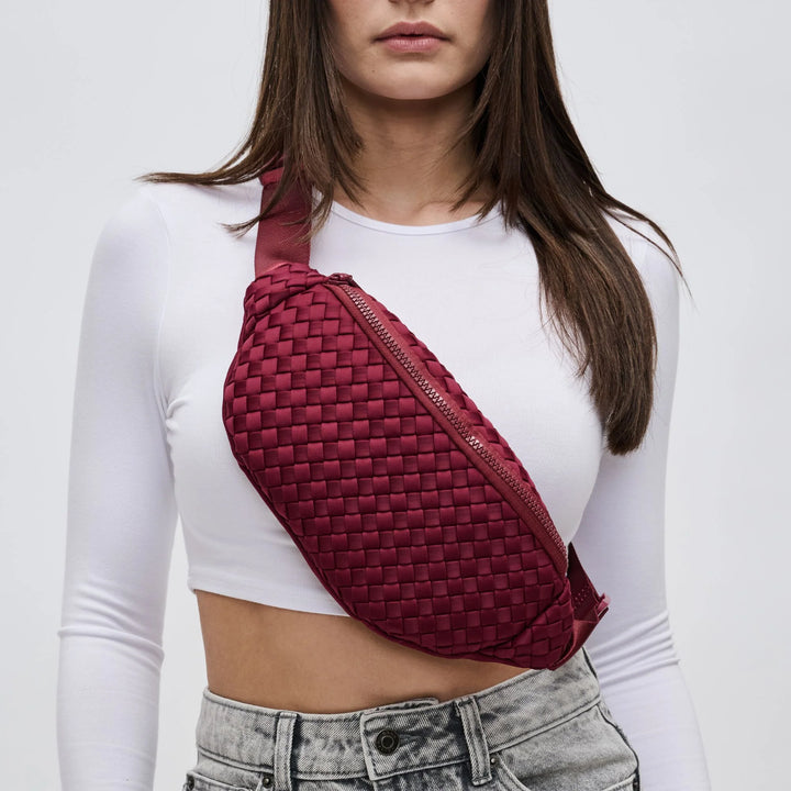 Black AIM HIGH BELT BAG