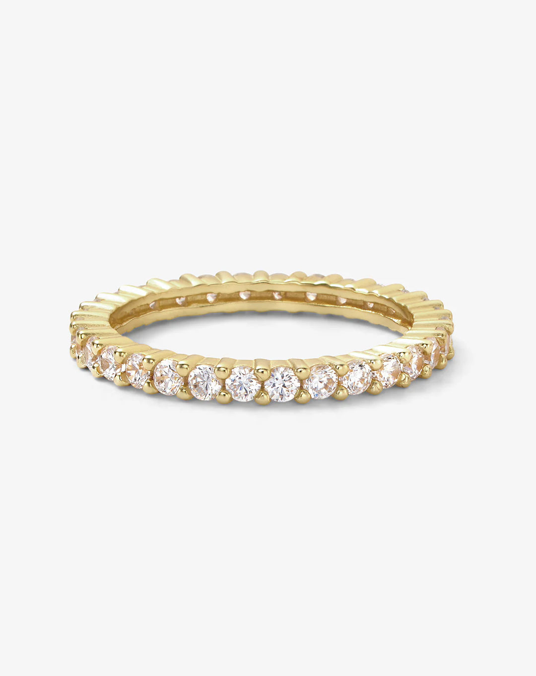 The Baby Heiress Ring Gold|White Diamondettes