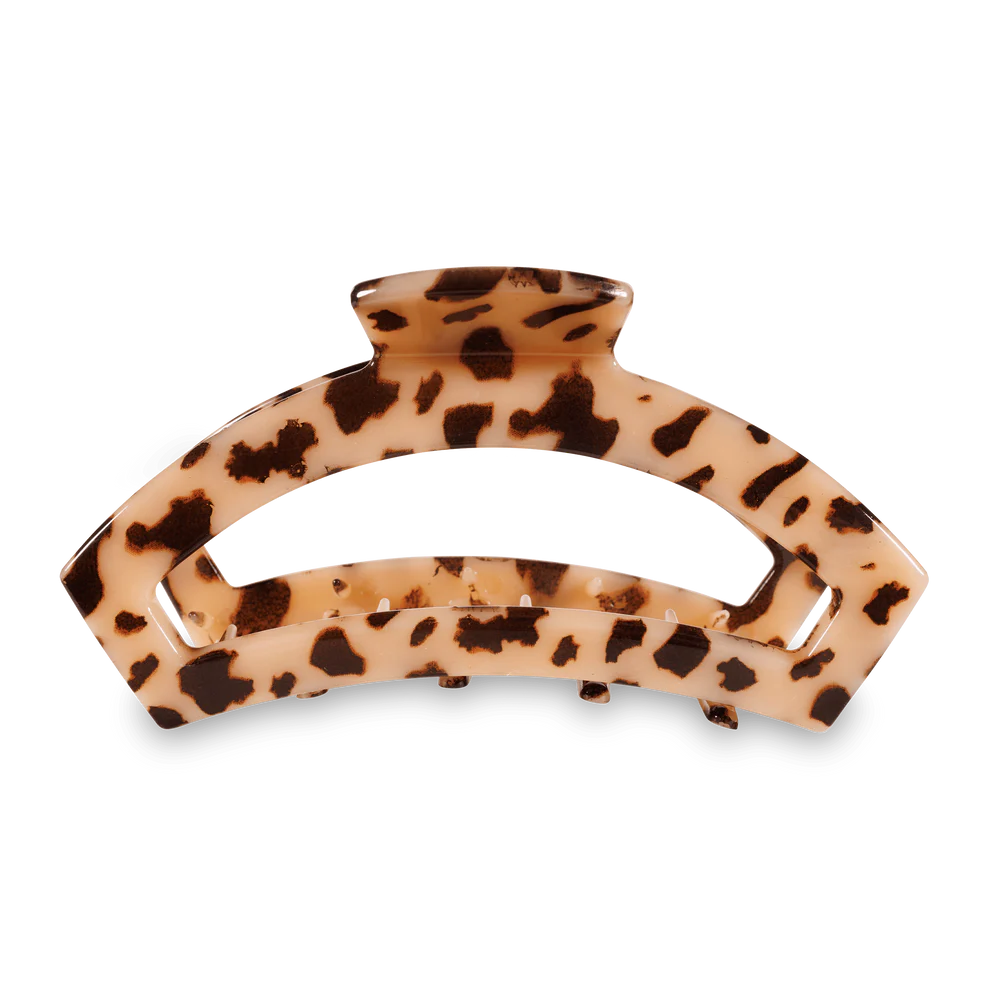 Open Blonde Tortoise Large Claw Hair Clip