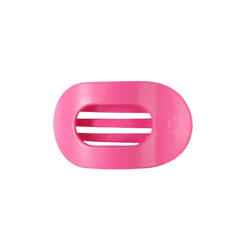 Paradise Pink Small Flat Round Hair Clip