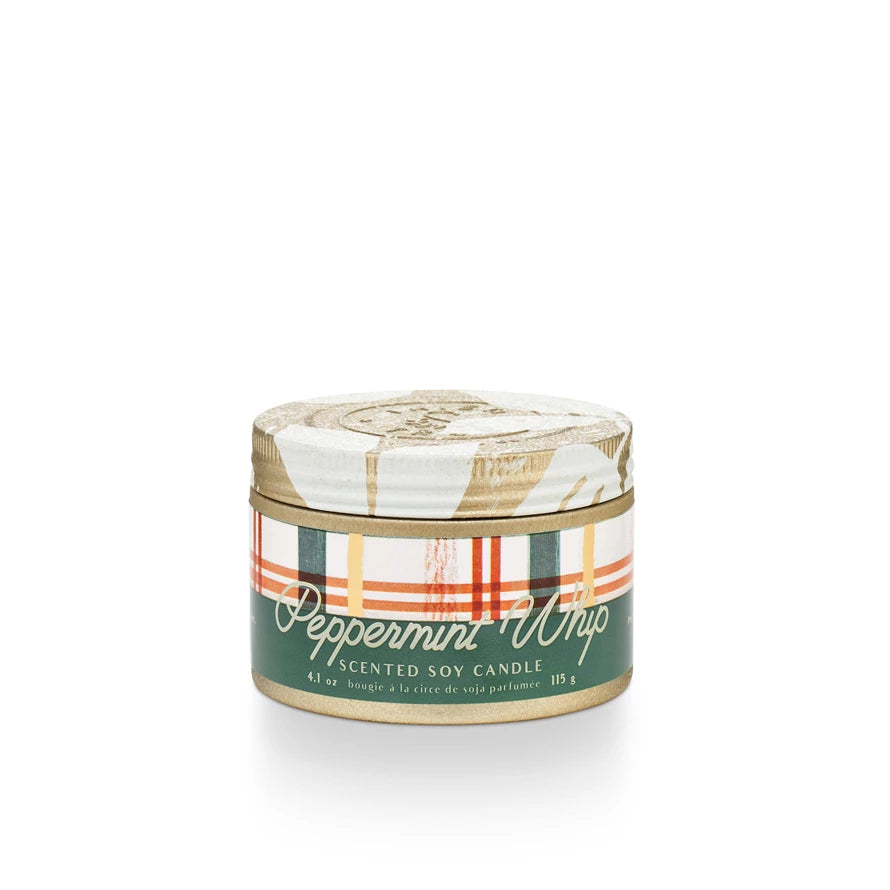 Peppermint Whip Small Tin Candle