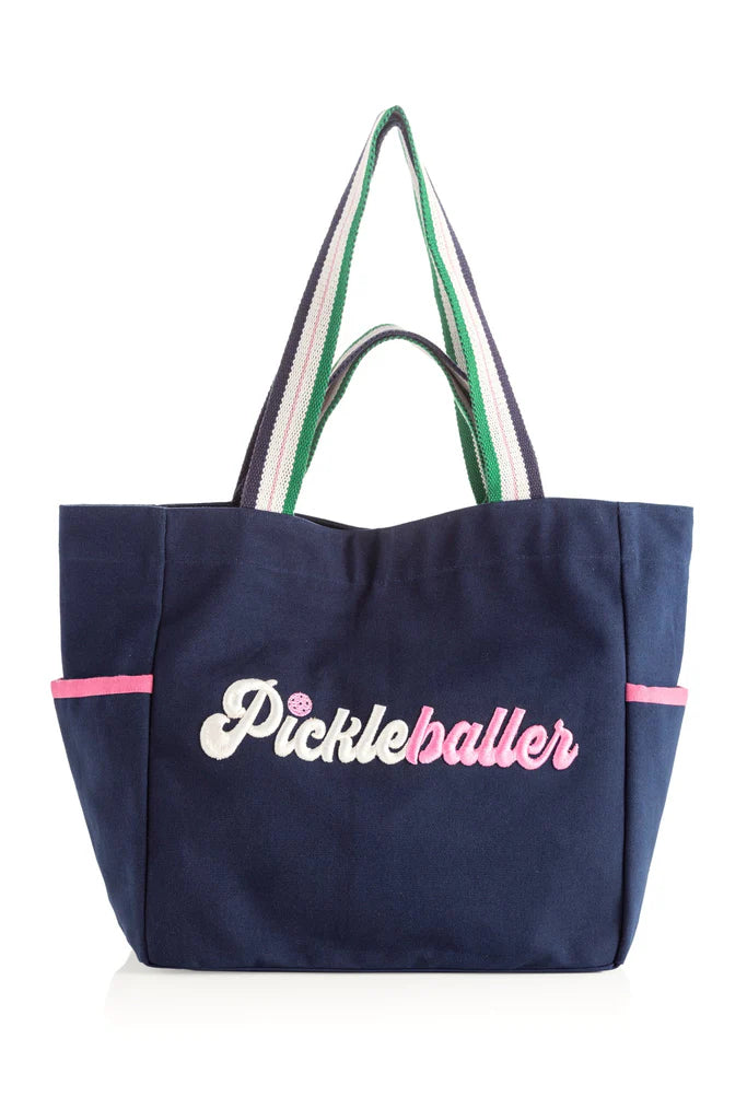 "Pickleballer" Tote, Navy