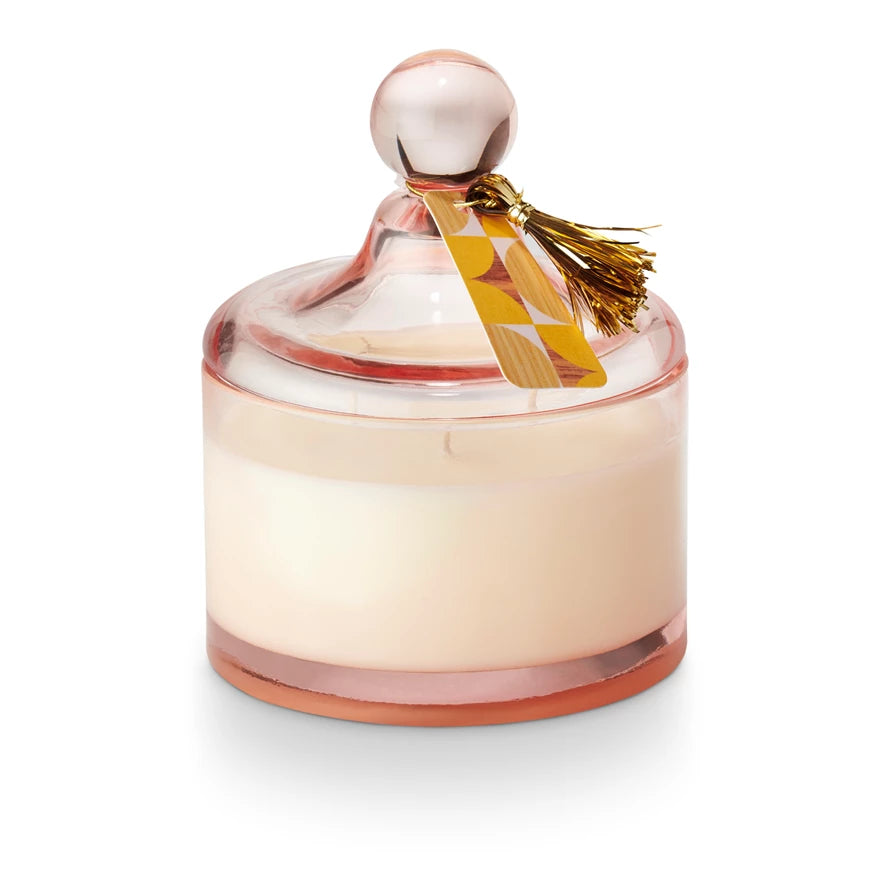 Popcorn Garland Memory Lane Lidded Glass Candle