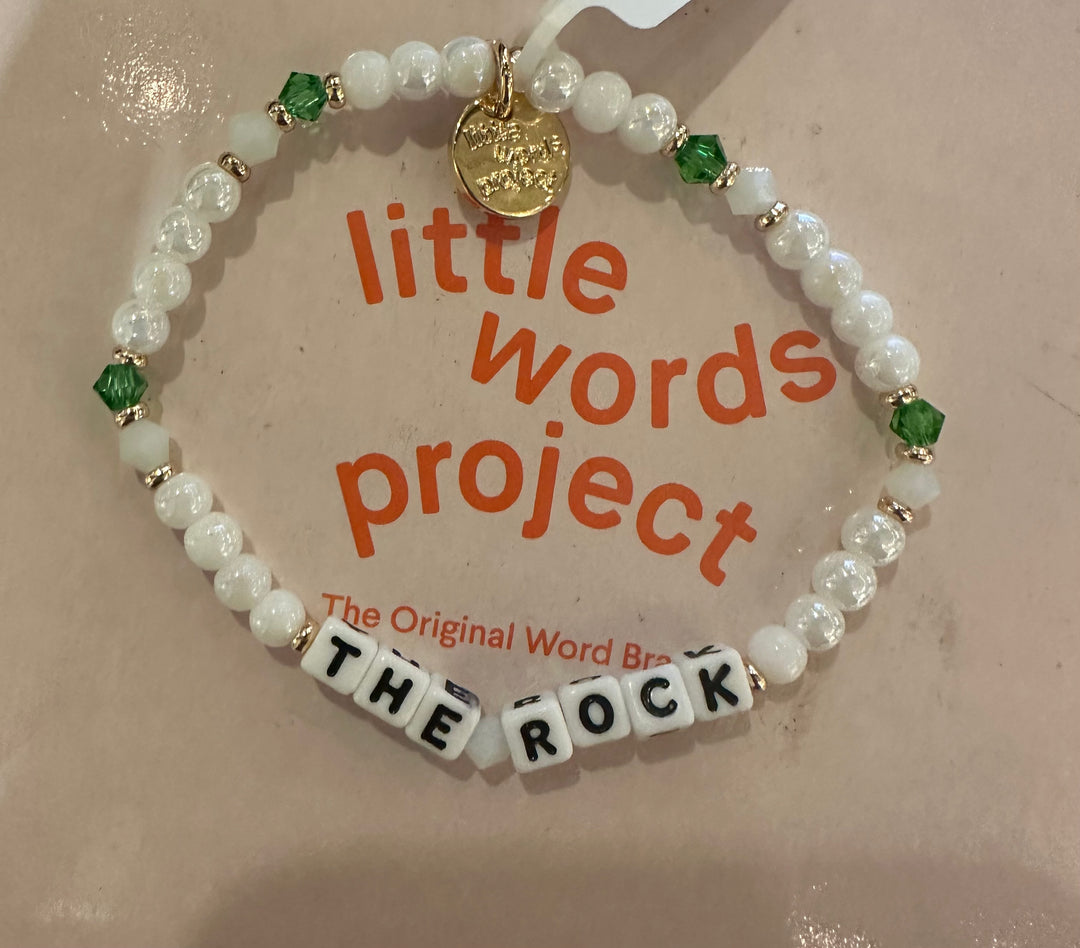 The Rock - Little Words Project Bracelet