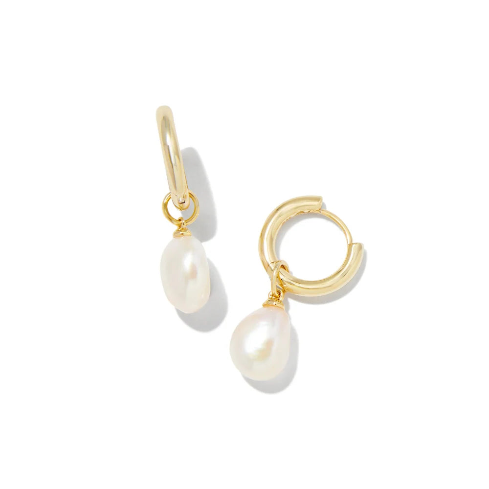 Willa Pearl Huggie Earrings