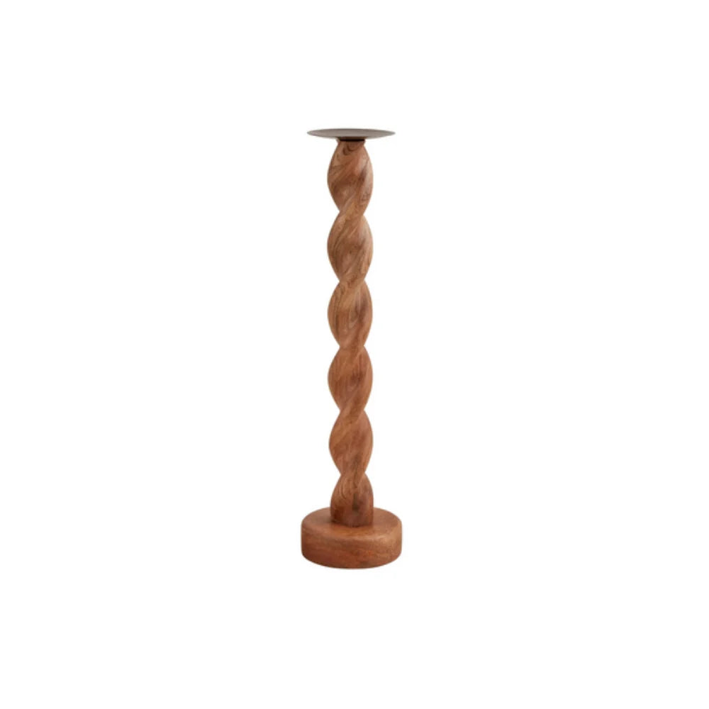 Mud Pie Twisted Medium Candlestick
