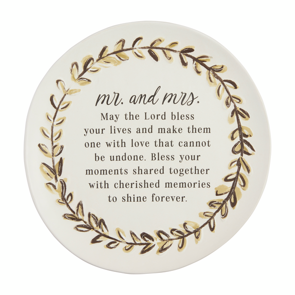 Mr. and Mrs. Blessings Plate