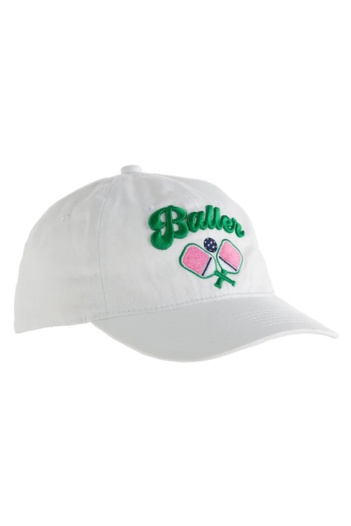 White "Baller" Hat